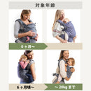 ボバエックス リネン(パンパス) 抱っこ紐 新生児 から長く使える 綿素材 コットン100%