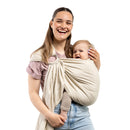 ボバリングスリング【パンパス】 抱っこ紐 スリング boba ring sling 白 ベージュ リネン