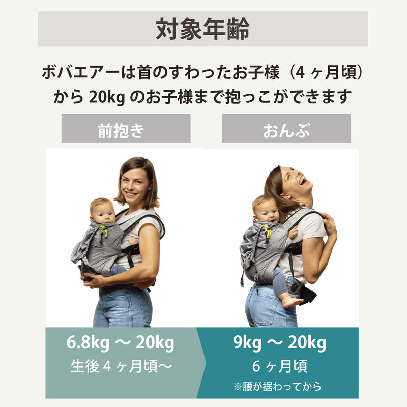 ボバエアー コンパクトで持ち運びに便利なポケッタブル抱っこ紐 ボバエアー コンパクトで持ち運びに便利なポケッタブル抱っこ紐